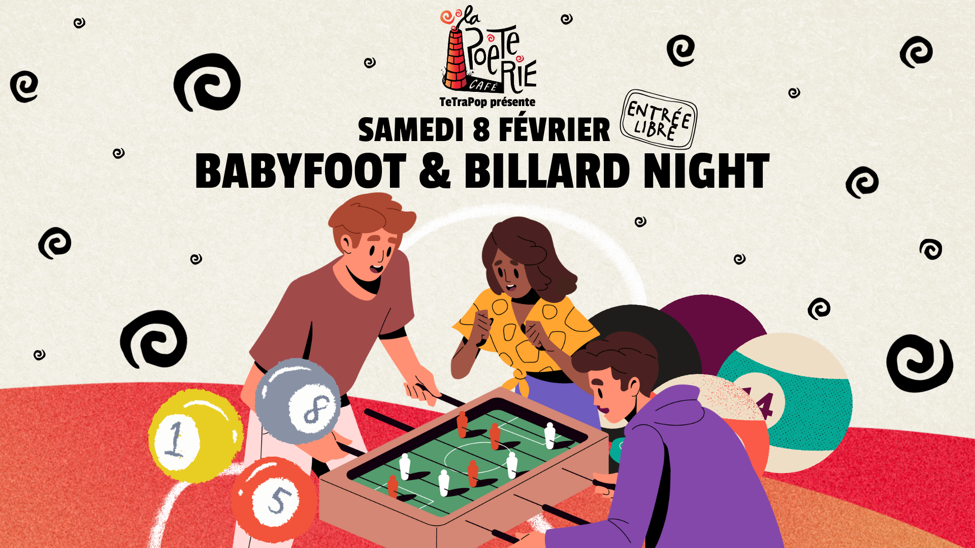 Baby foot & Billard night