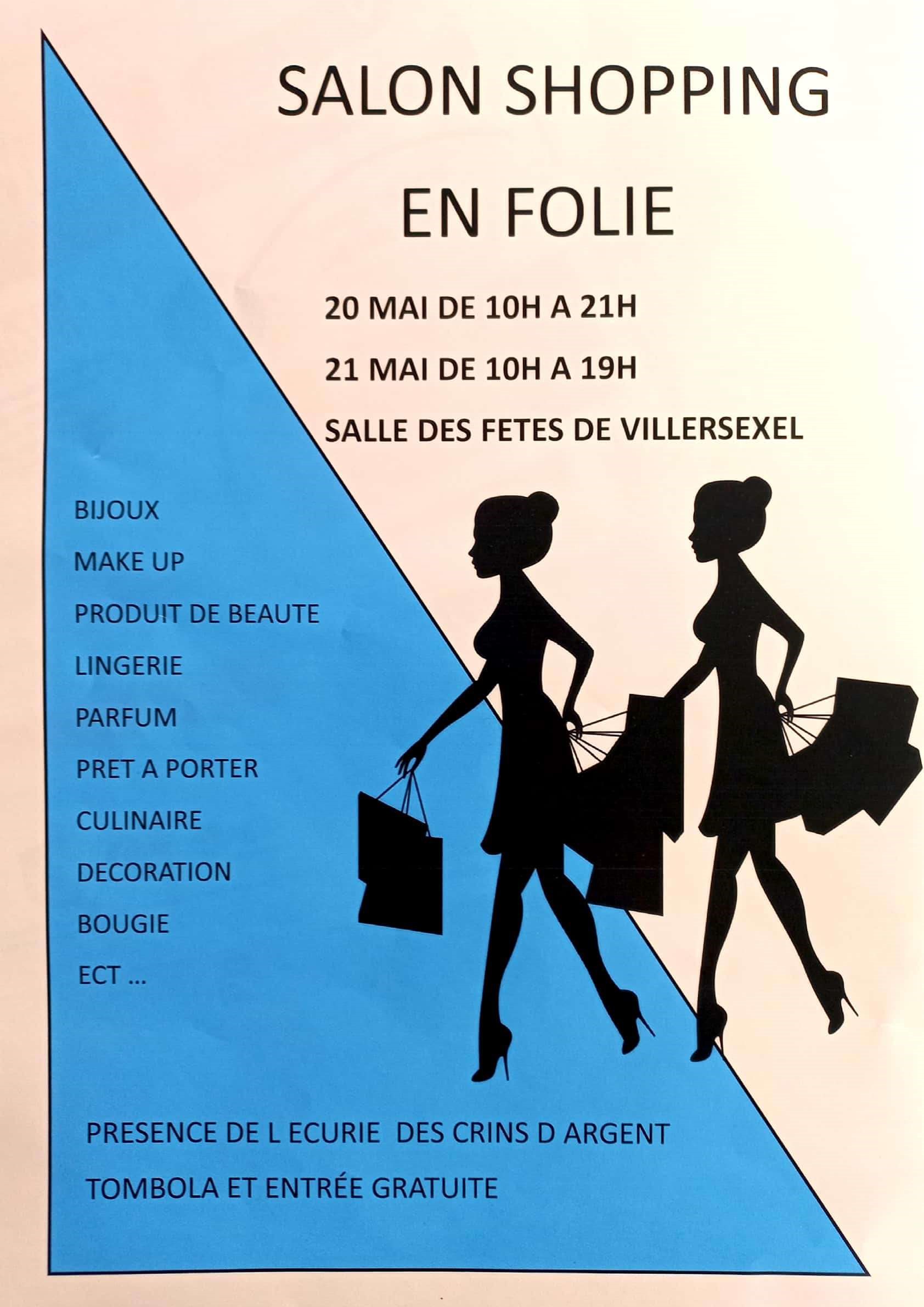 salon shopping en folie 20 et 21 mai VILLERSEXEL