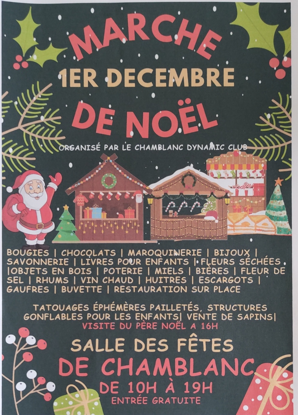 Marché de Noël Chamblanc 