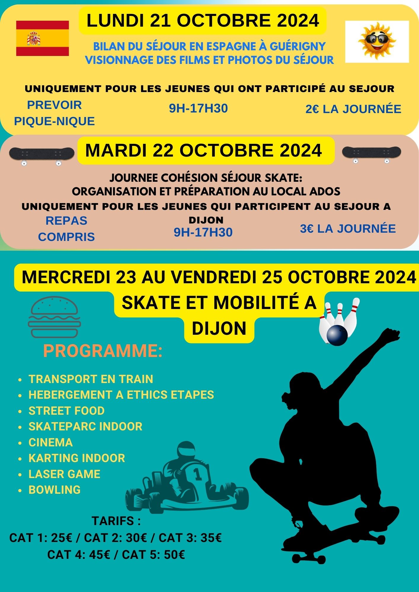sejour ado skate