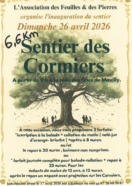 Inauguration du Sentier des Cormiers