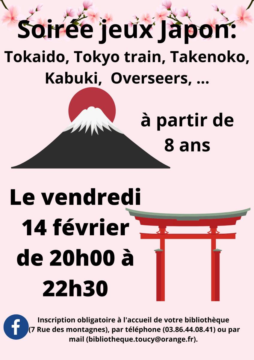 Soirée jeux Japon