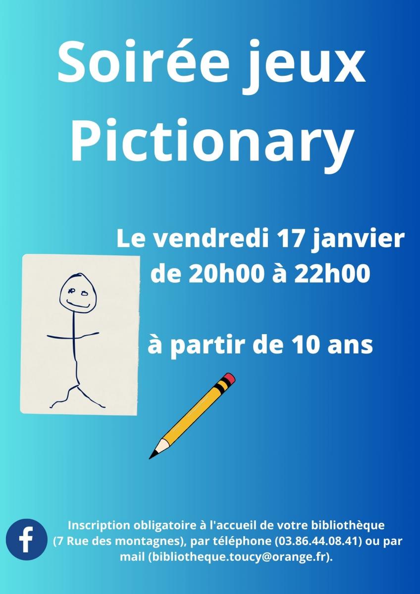 Soirée jeux Pictionary