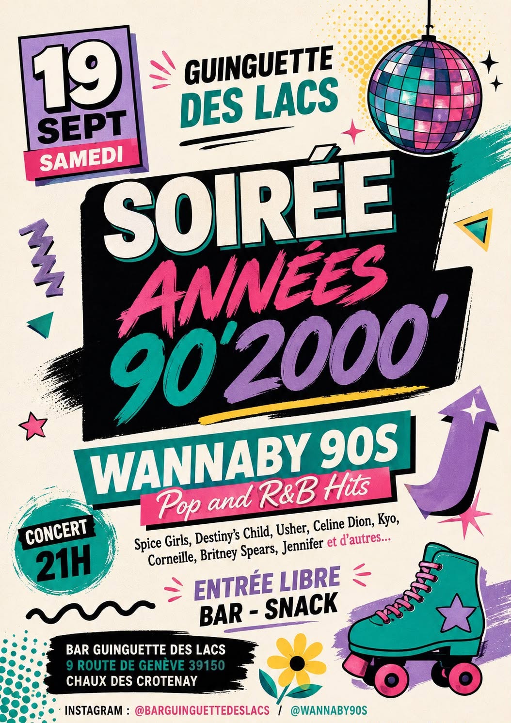 Soirée années 90/2000