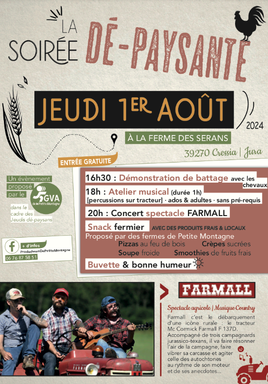 soirée dé-paysante