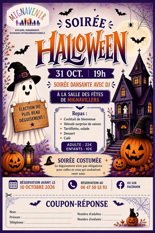 Soir&eacute;e Halloween