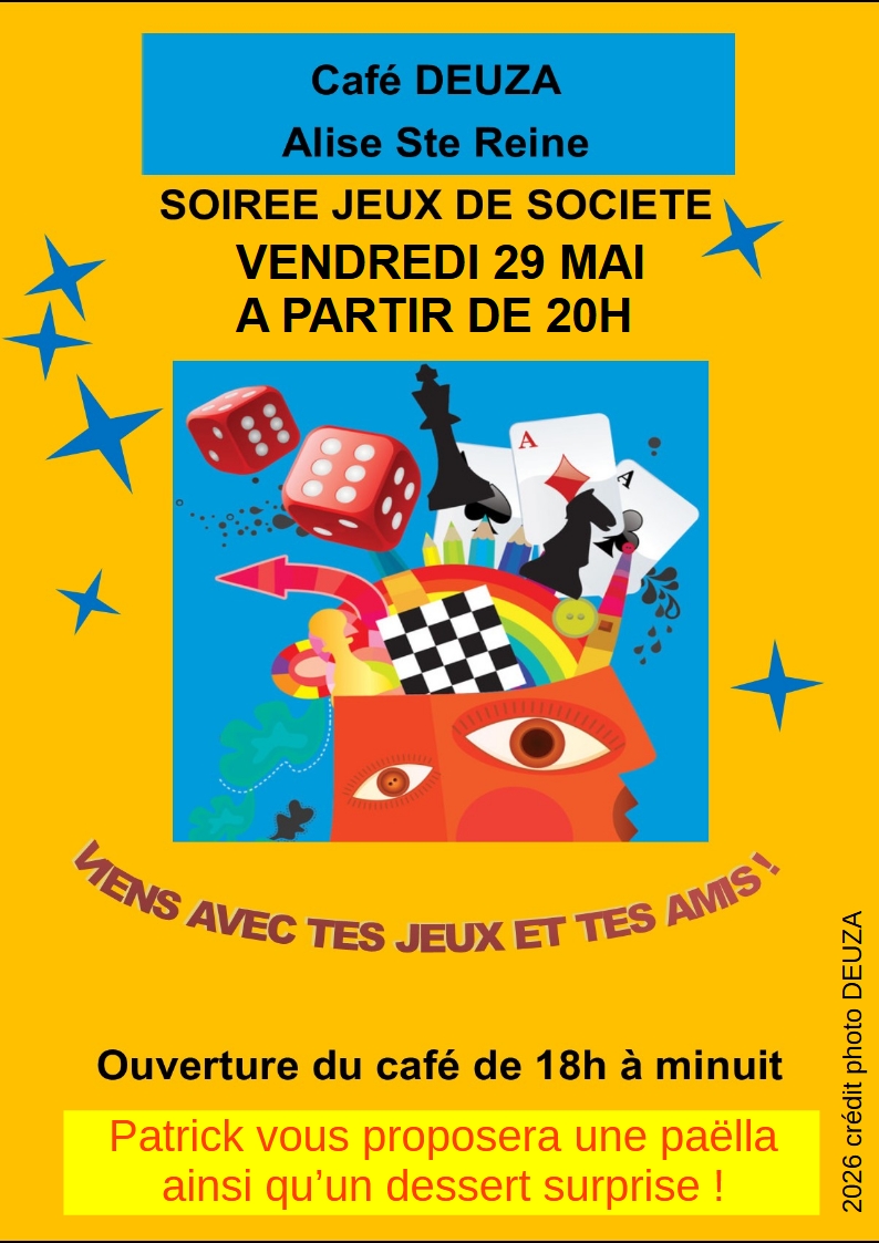 Soirée jeux de société