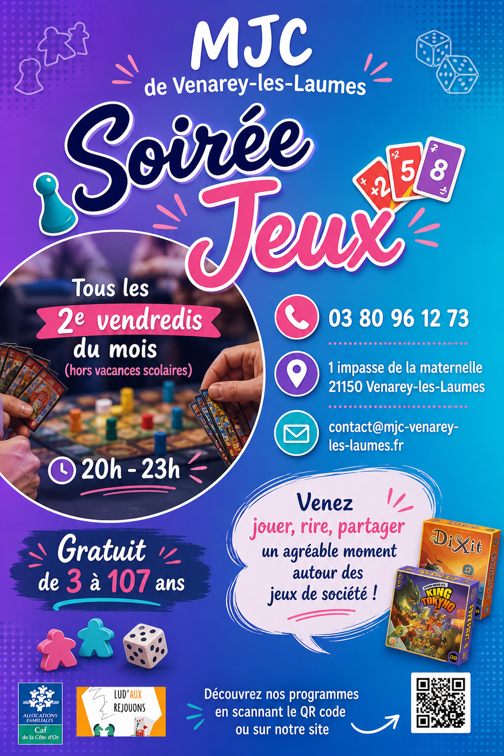 Soirée jeux de société