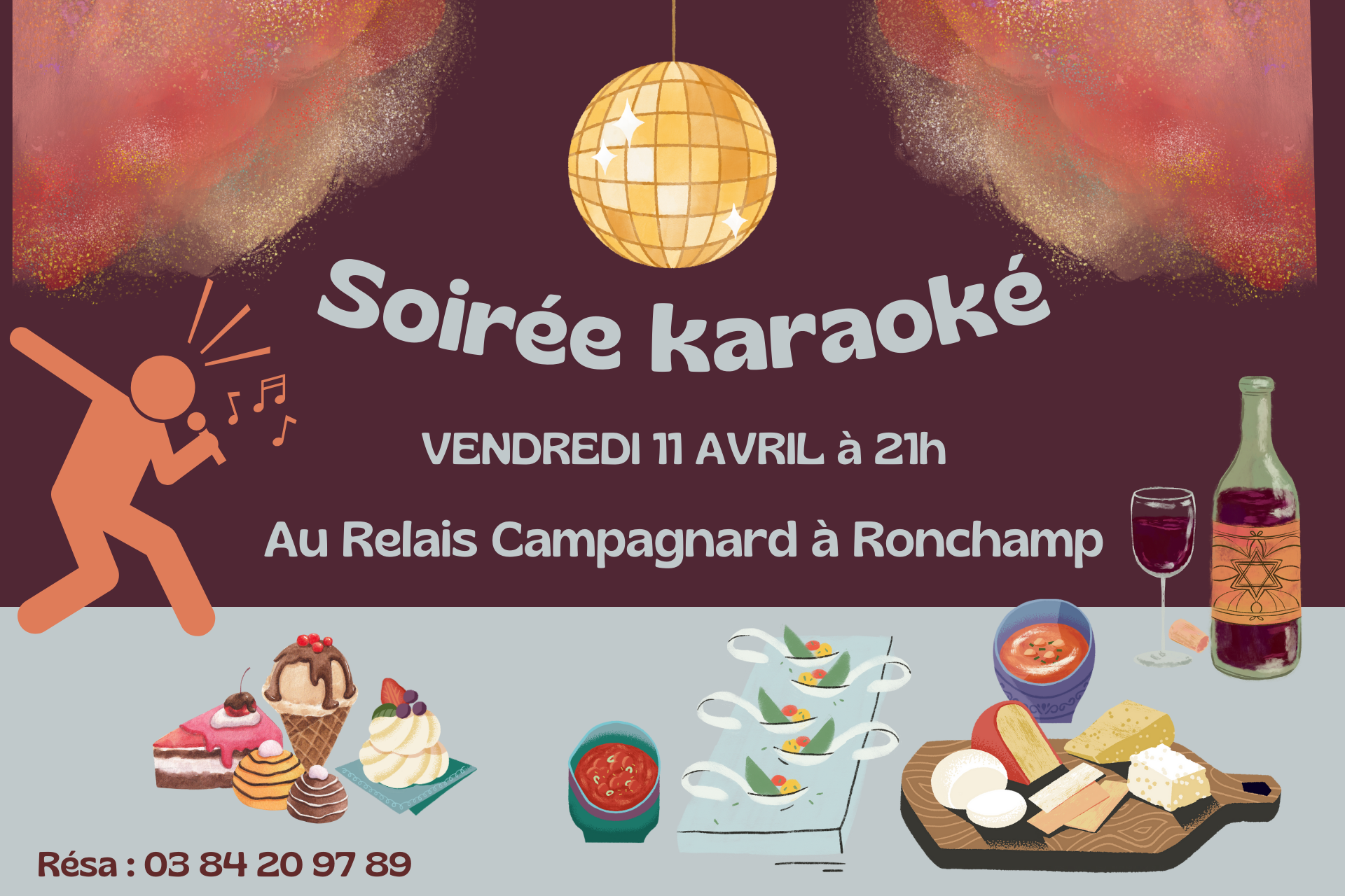 Soire karaok au Relais Campagnard  Ronchamp