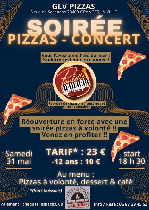 Soirée pizzas-concert