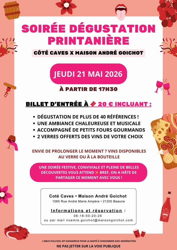 Soirée dégustation printanière