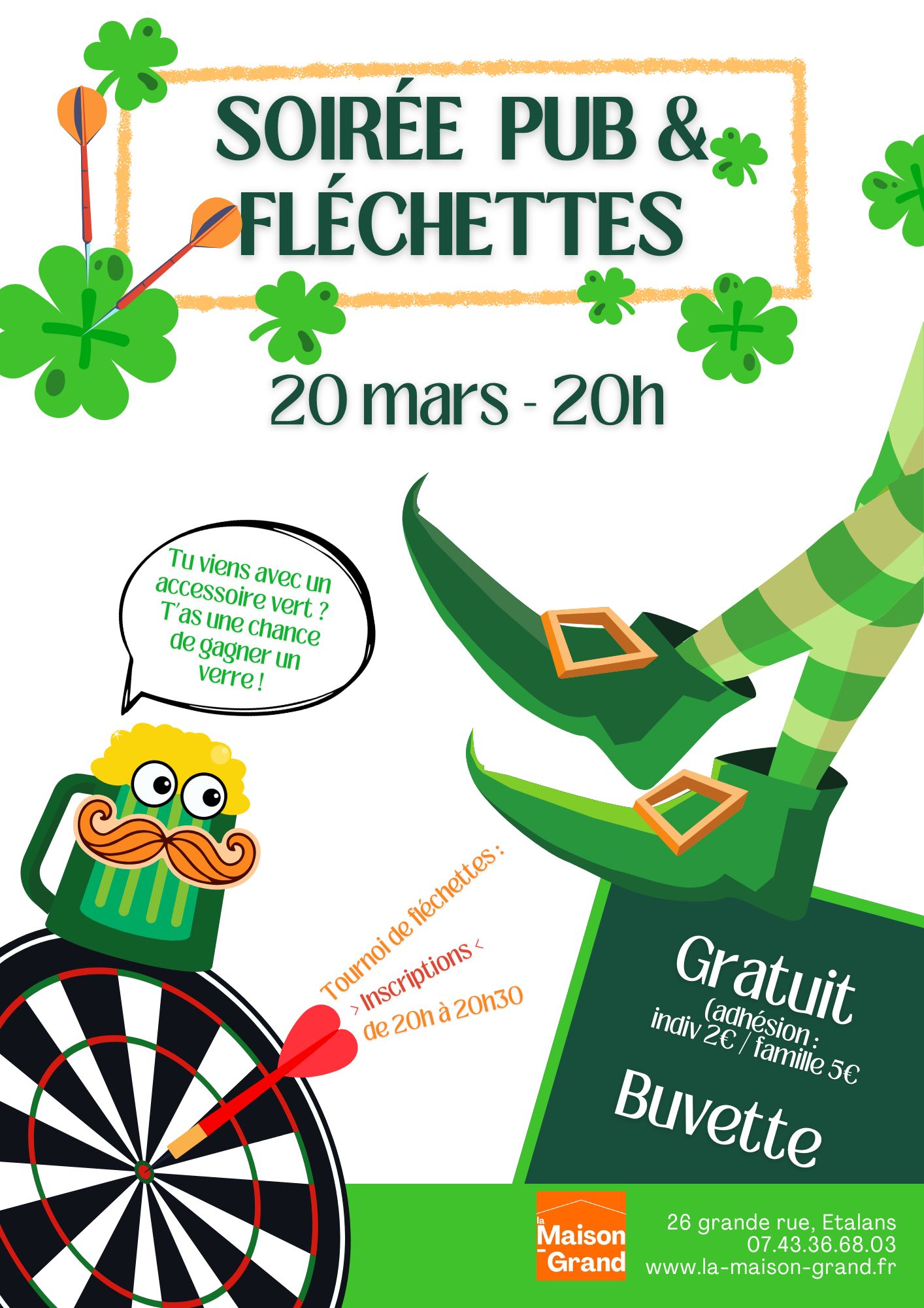 Soirée Pub & Fléchettes