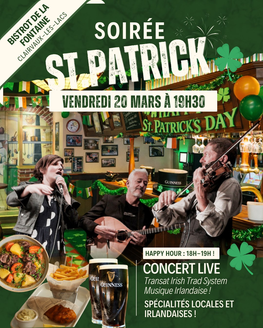 Soirée Saint-Patrick