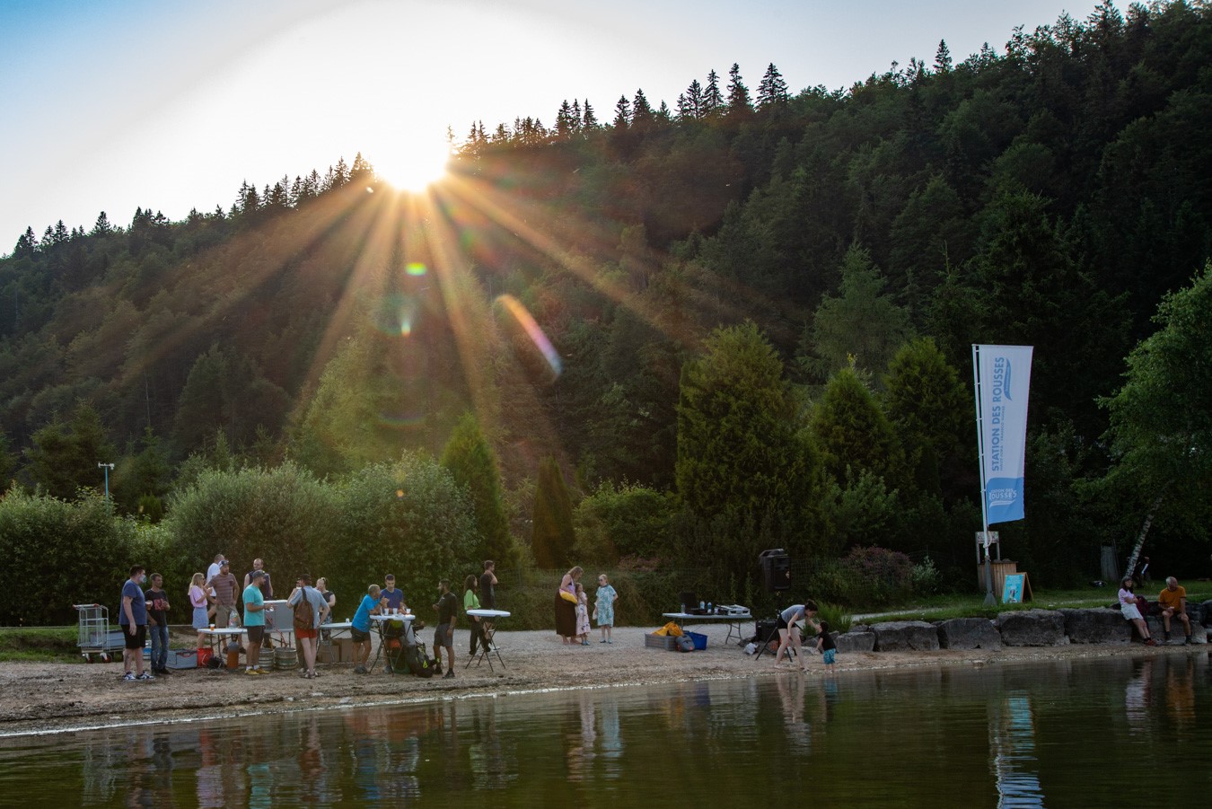 Le Lac s'anime