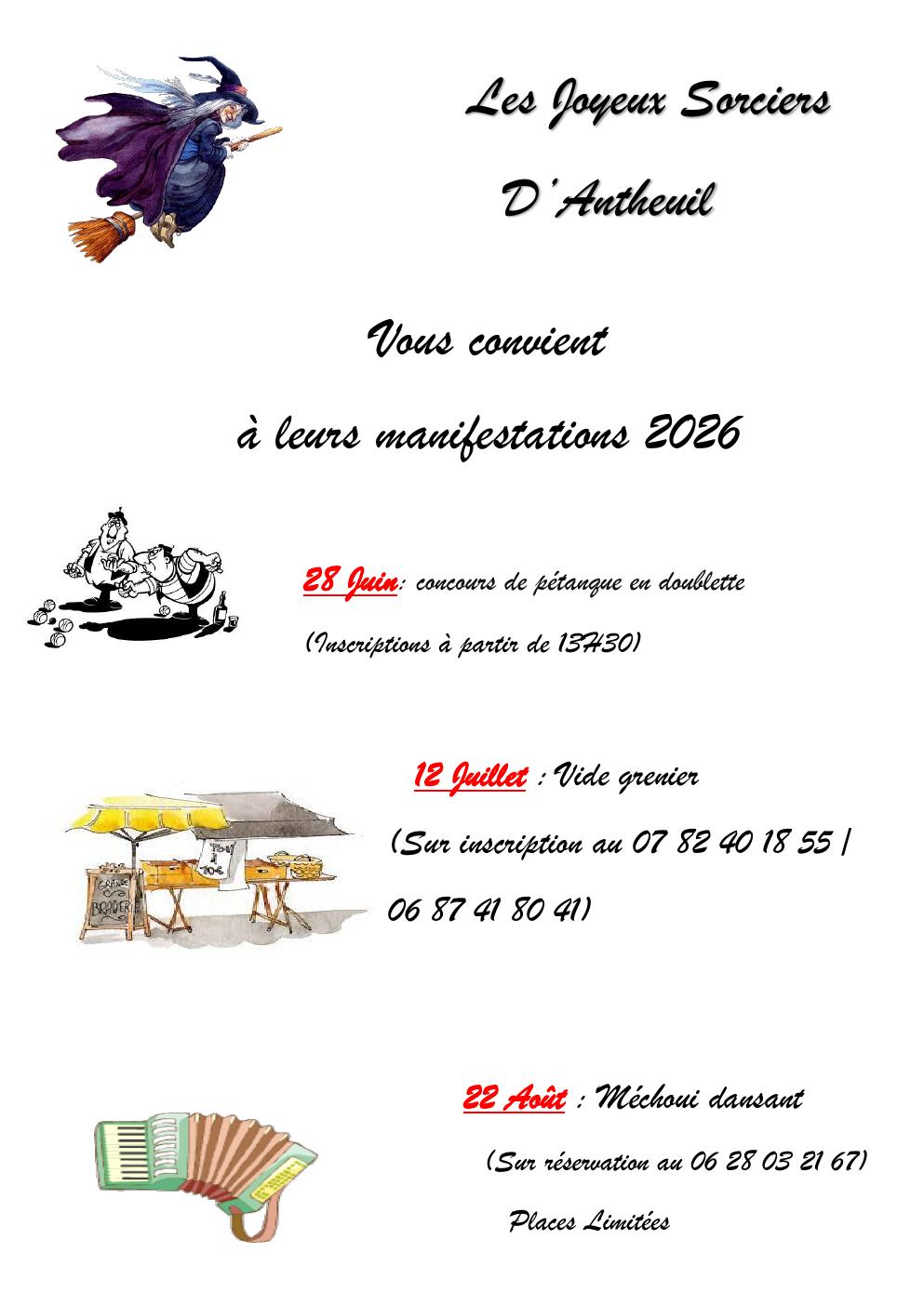 Concours de Pétanque - Antheuil