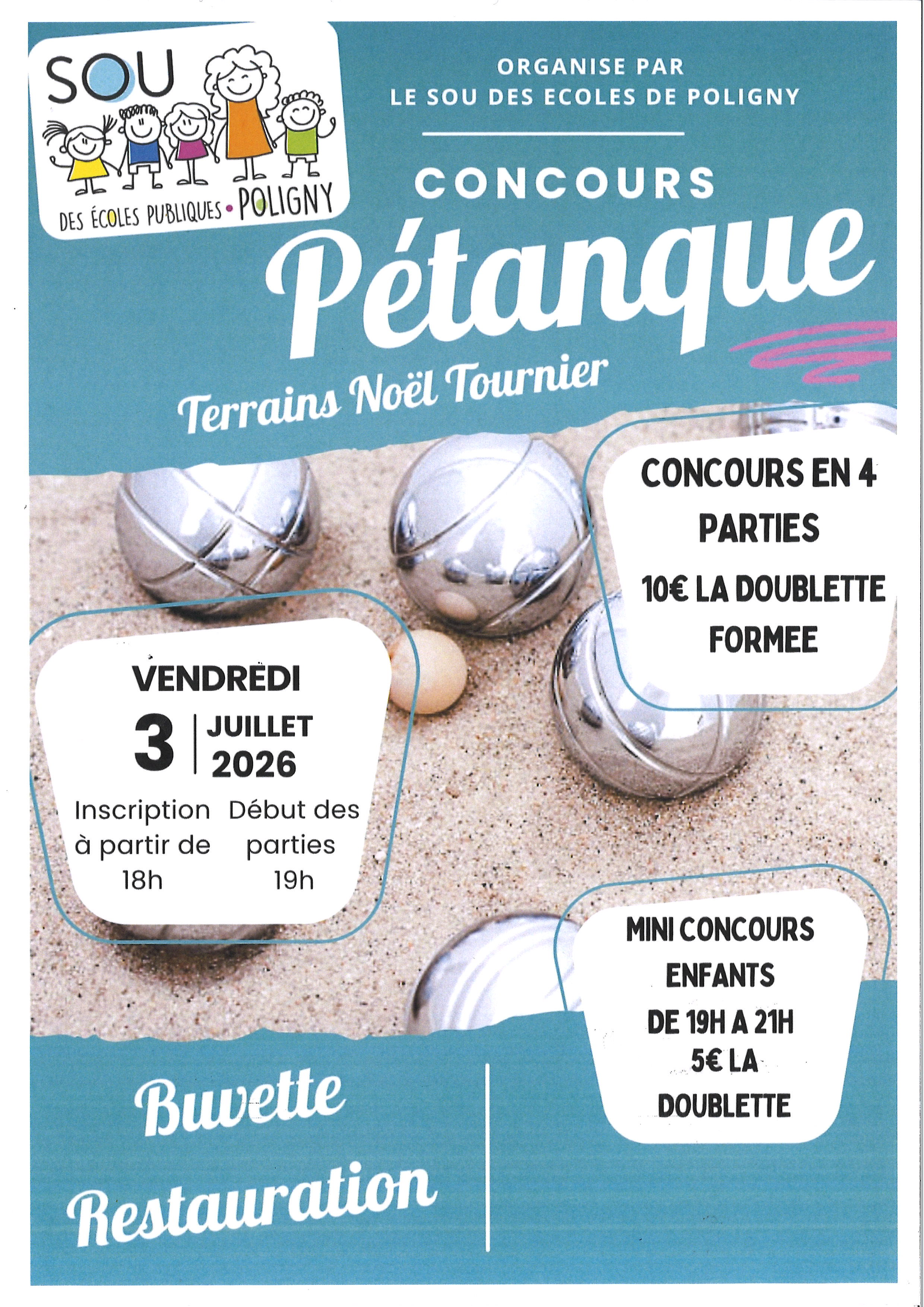 Concours de pétanque