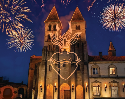 Spectacle pyrotechnique - embrasement de la Basilique