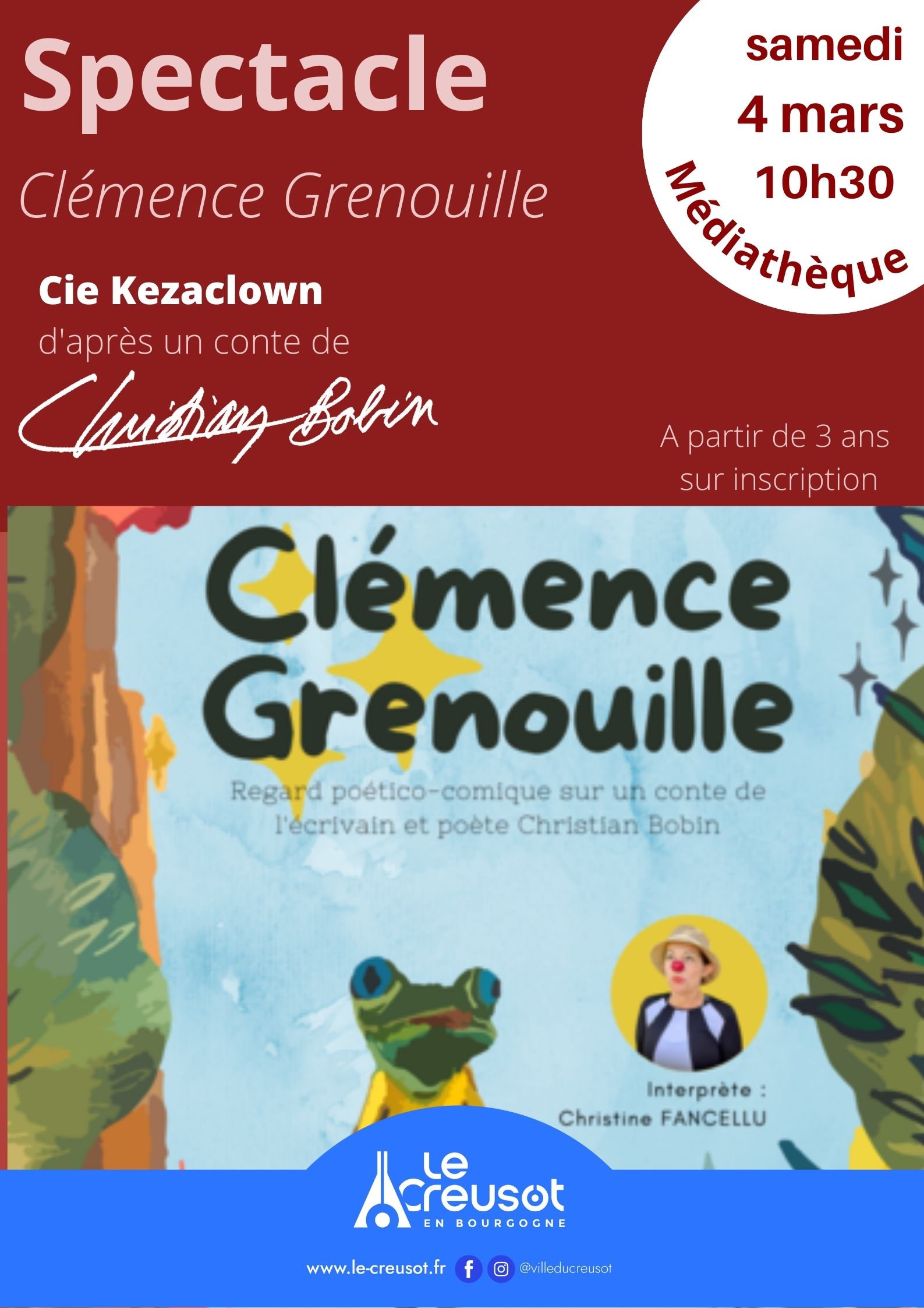 Spectacle Clémence Grenouille
