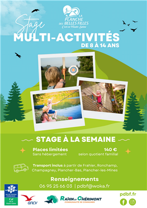 "Stage Multi- Activités" à la Station de la Planche des Belles Filles