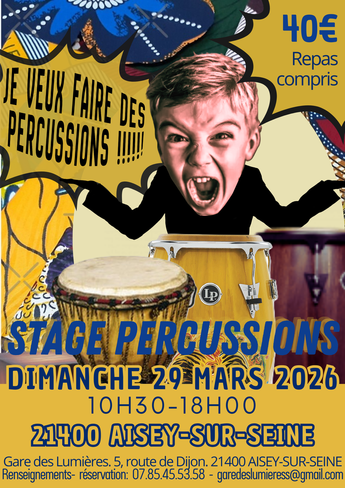 STAGE PERCUSSIONS (initiation et perfectionnement)