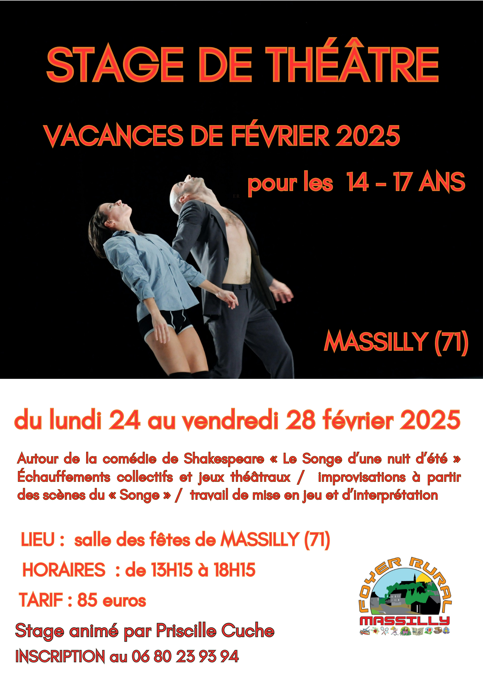 Stage de théâtre pour les lycéens