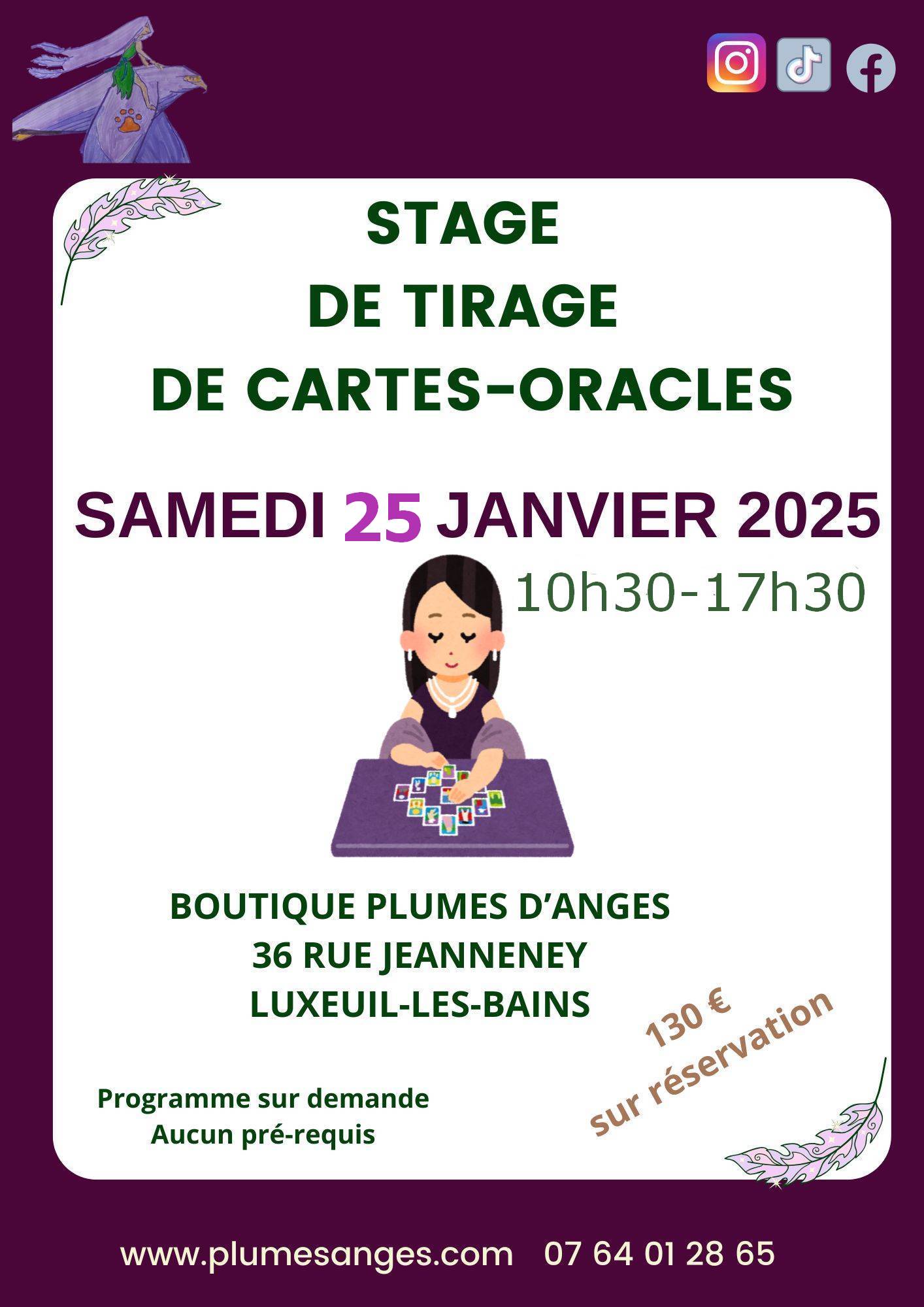 stage tirage de cartes orales luxeuil les bains haute saone