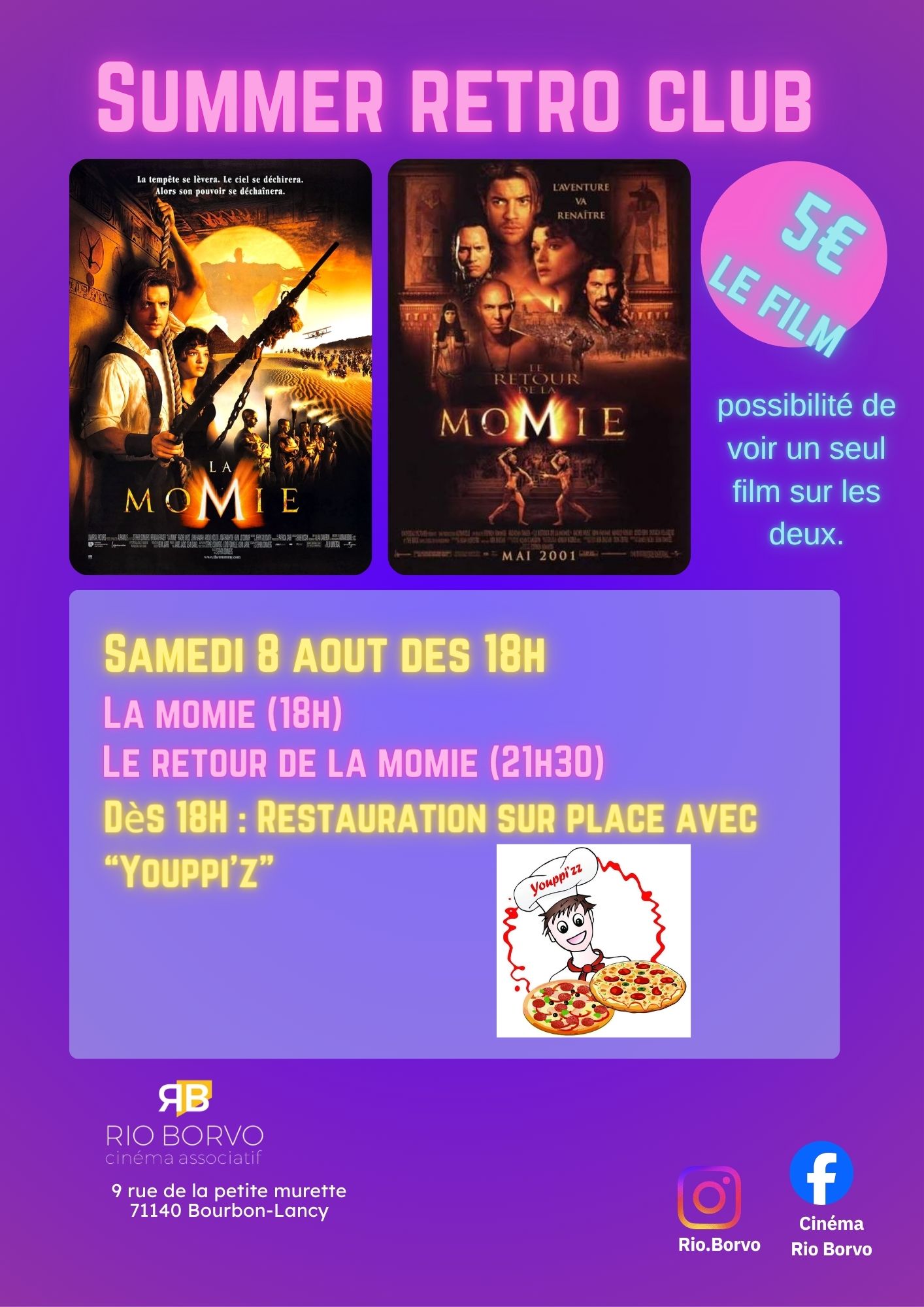 Summer Retro Club : La momie + Le retour de la momie