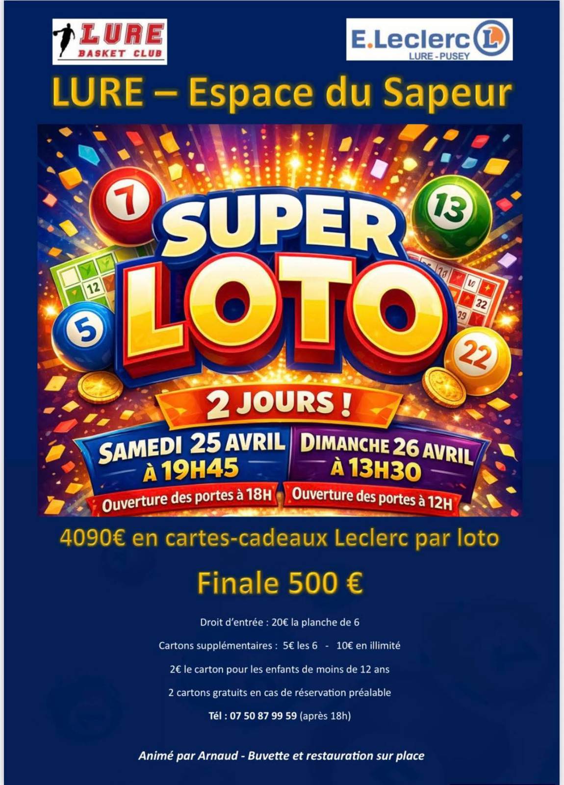 📅 Super loto de Lure