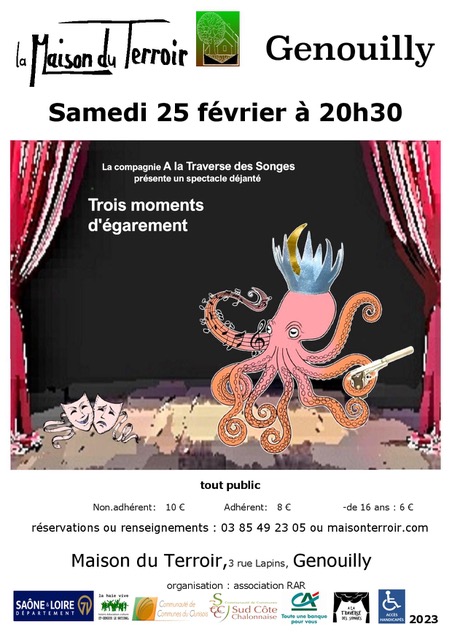 HEÂTRE « TROIS MOMENTS D’ÉGAREMENT »