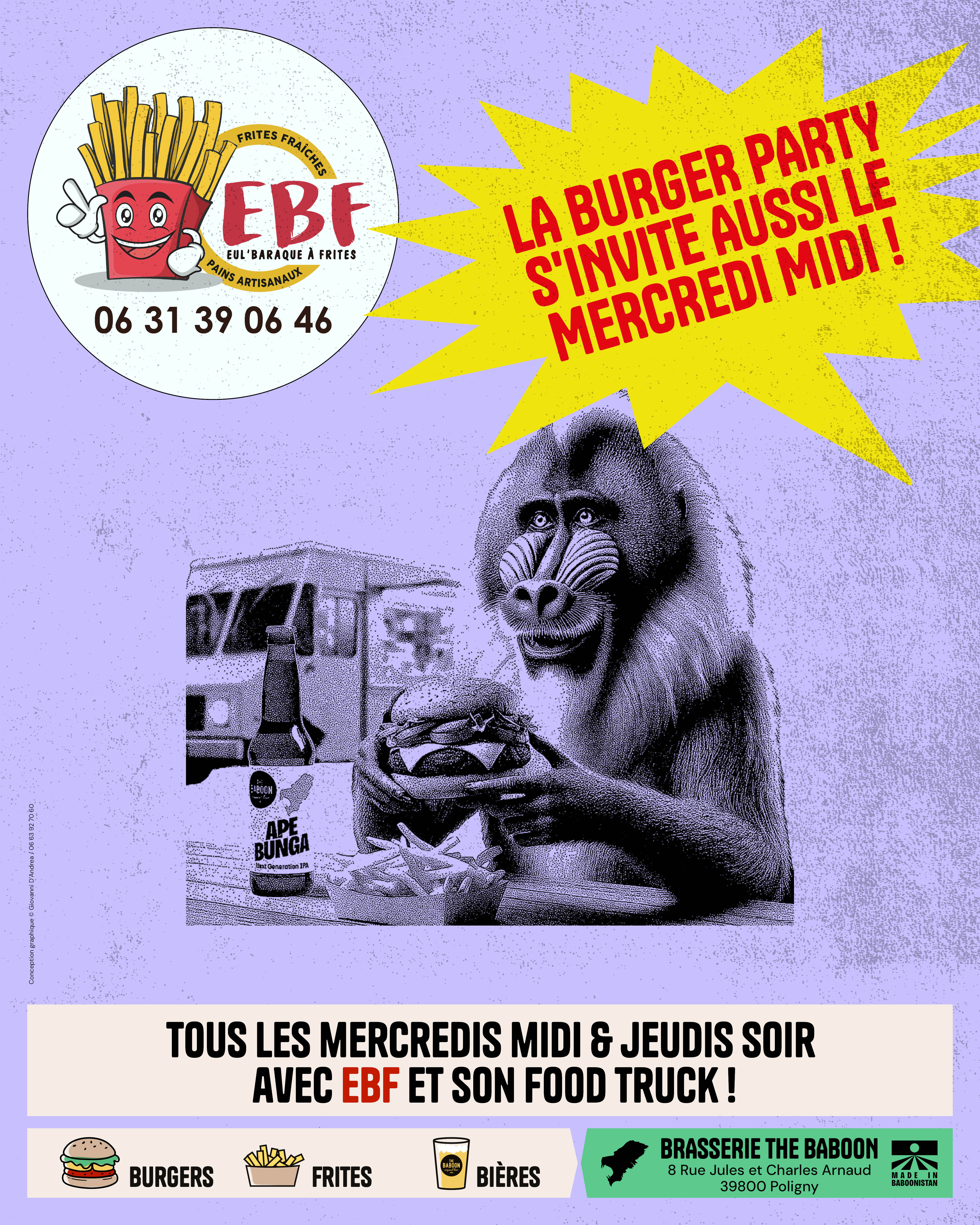 Burger Party avec Ebf Foodtruck