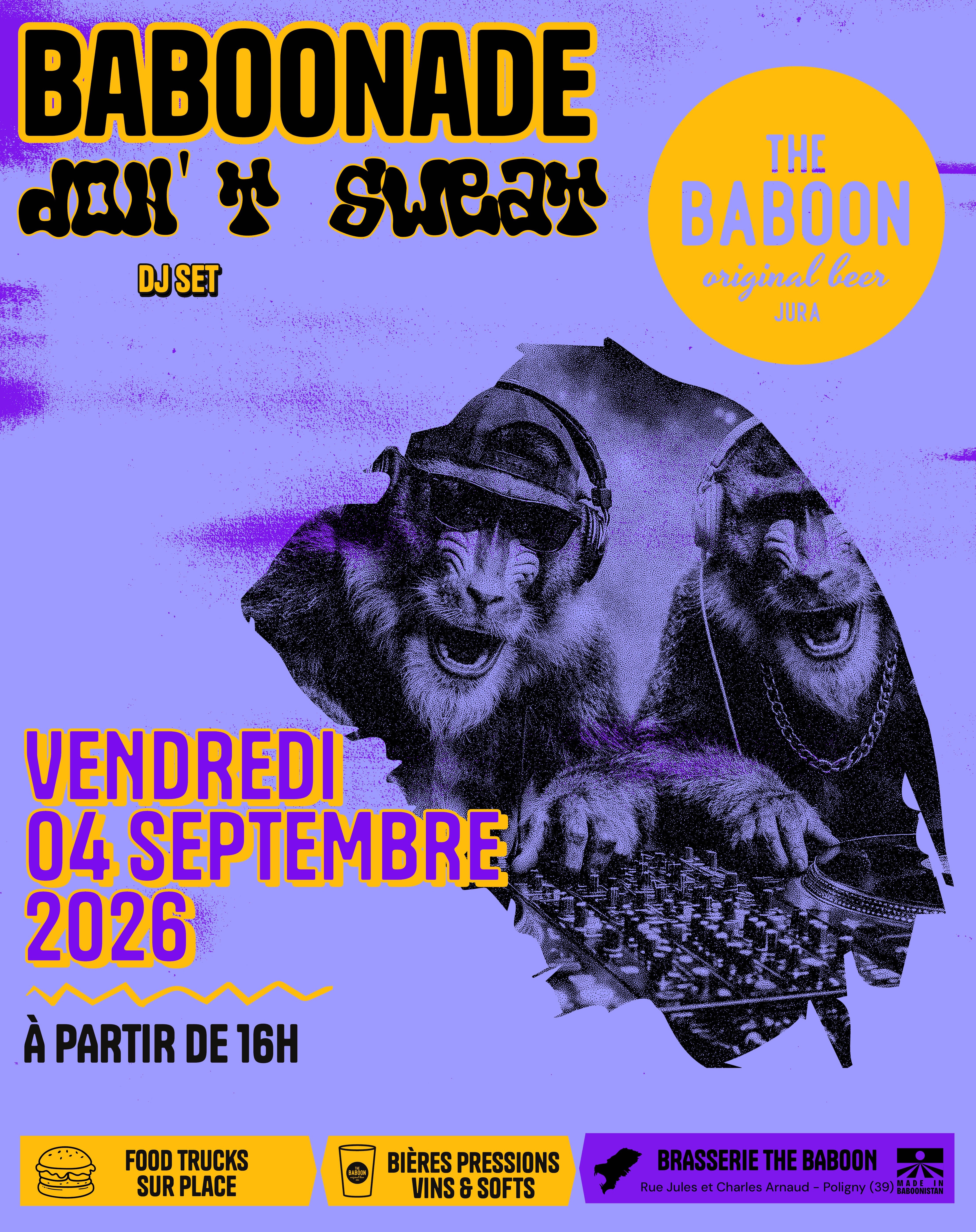 Dj Set Dont Sweat + The Baboon