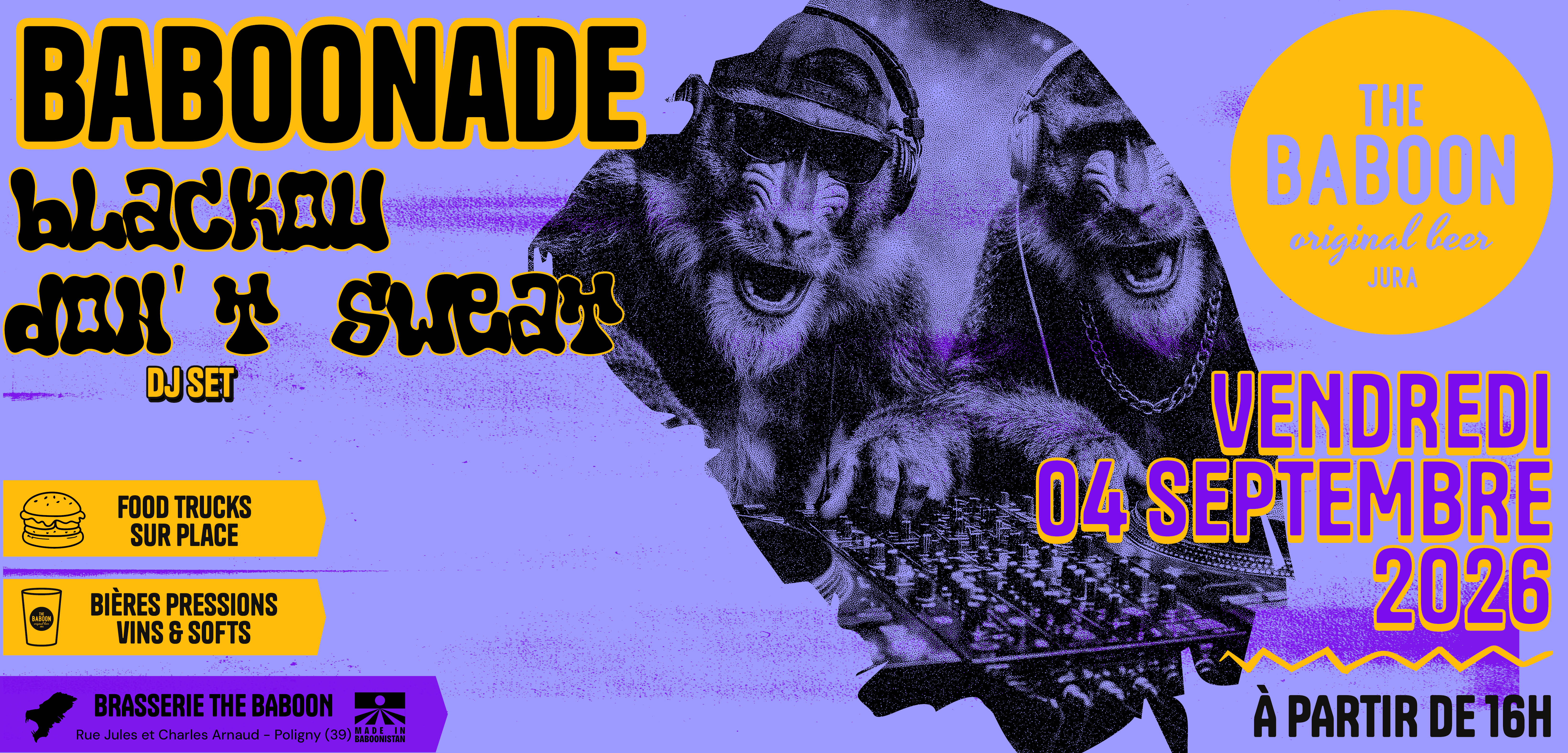 Dj’s Set Blackou + Dont Sweat - The Baboon