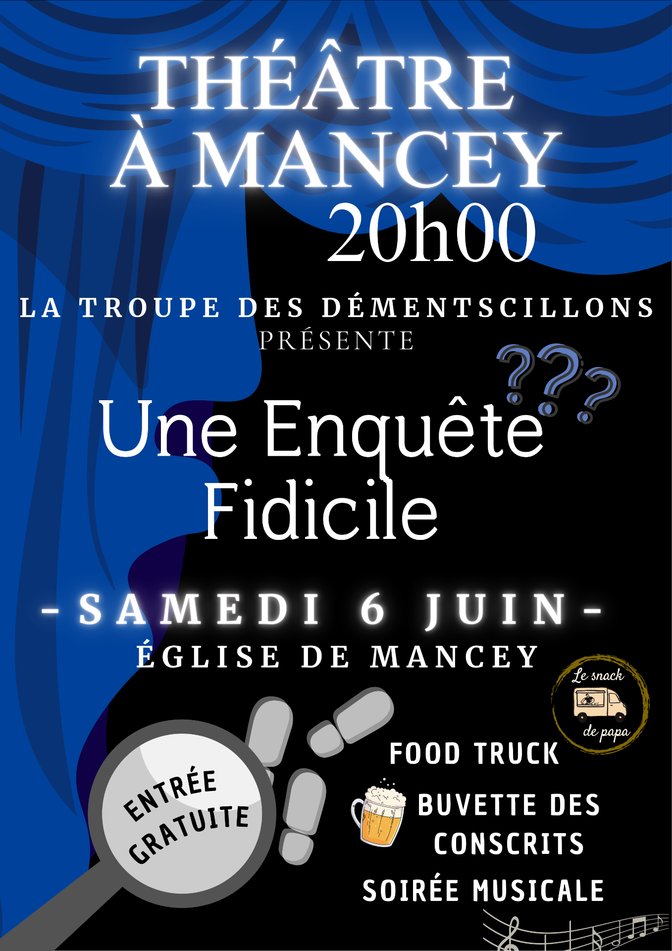 Théatre : Une Enquête Fidicile