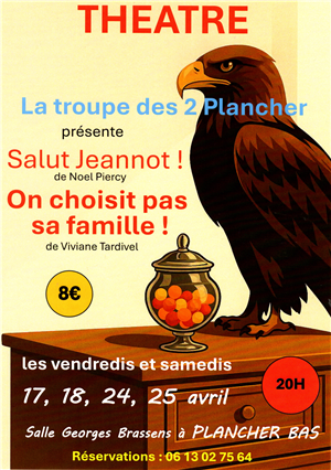 Théâtre avec La troupe des 2 Plancher