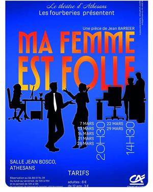 Soirées théâtre avec la troupe des Fourberies d'Athesans