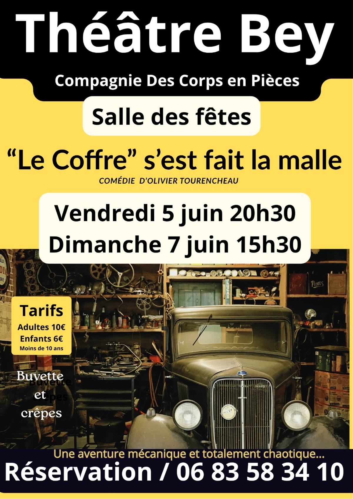 Théâtre "Le coffre" s'est fait la malle