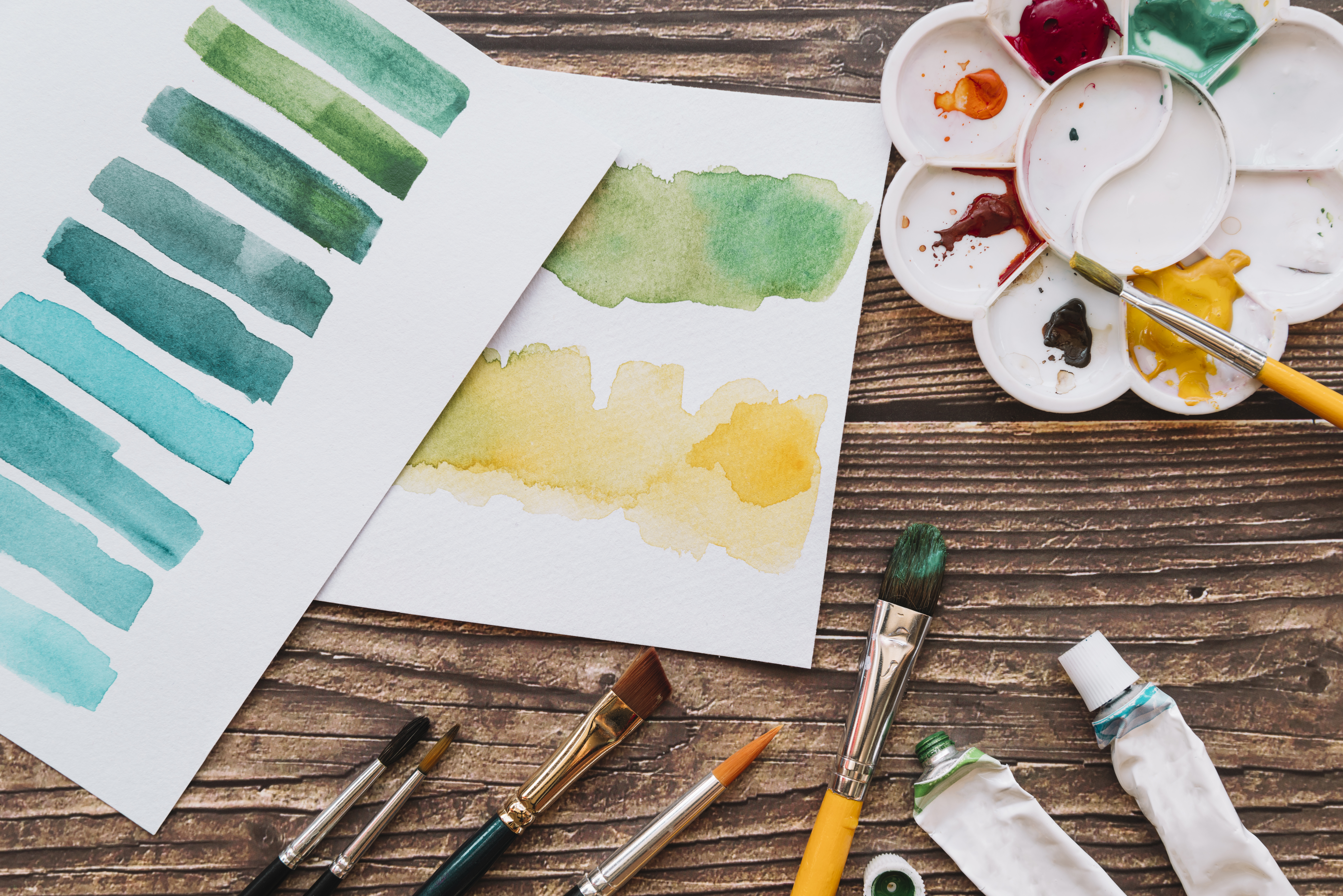 Stage aquarelle avec l'Artothèque ASCAP