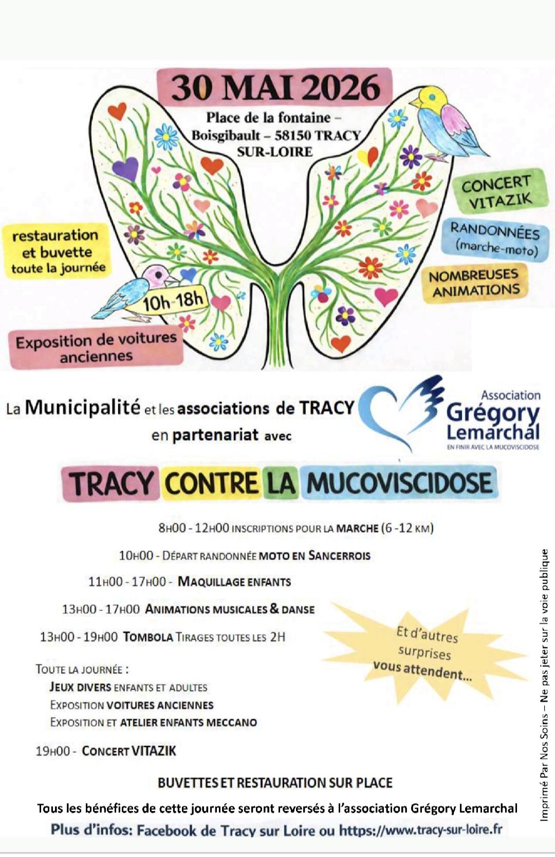 Tracy contre la mucoviscidose