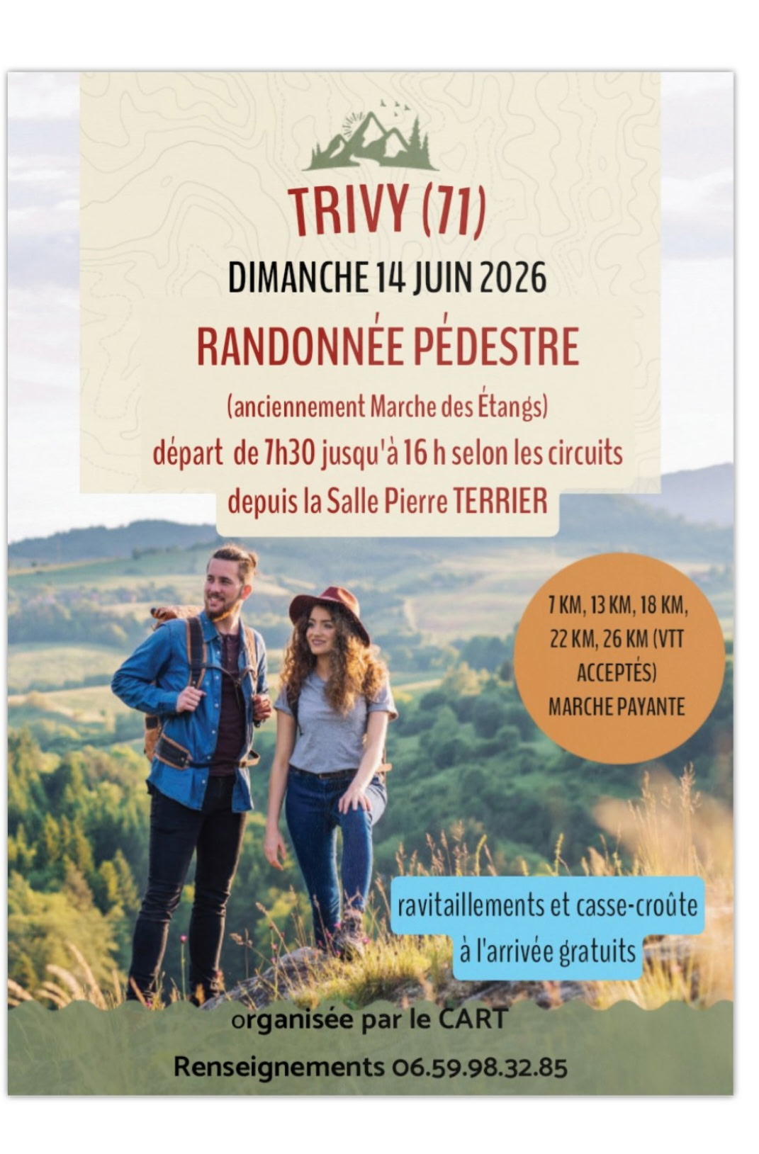 Randonnée pédestre (anciennement Marche des étangs)