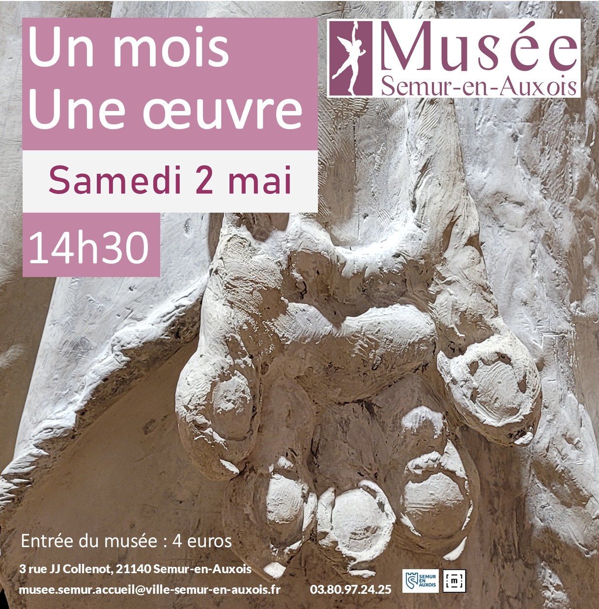 Un mois, une oeuvre — visuel événement