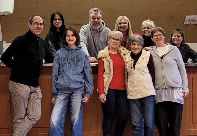 la troupe en répétition