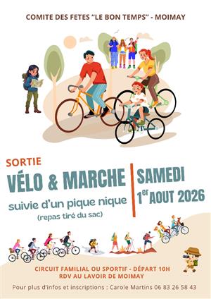 Sortie vélo et marche 