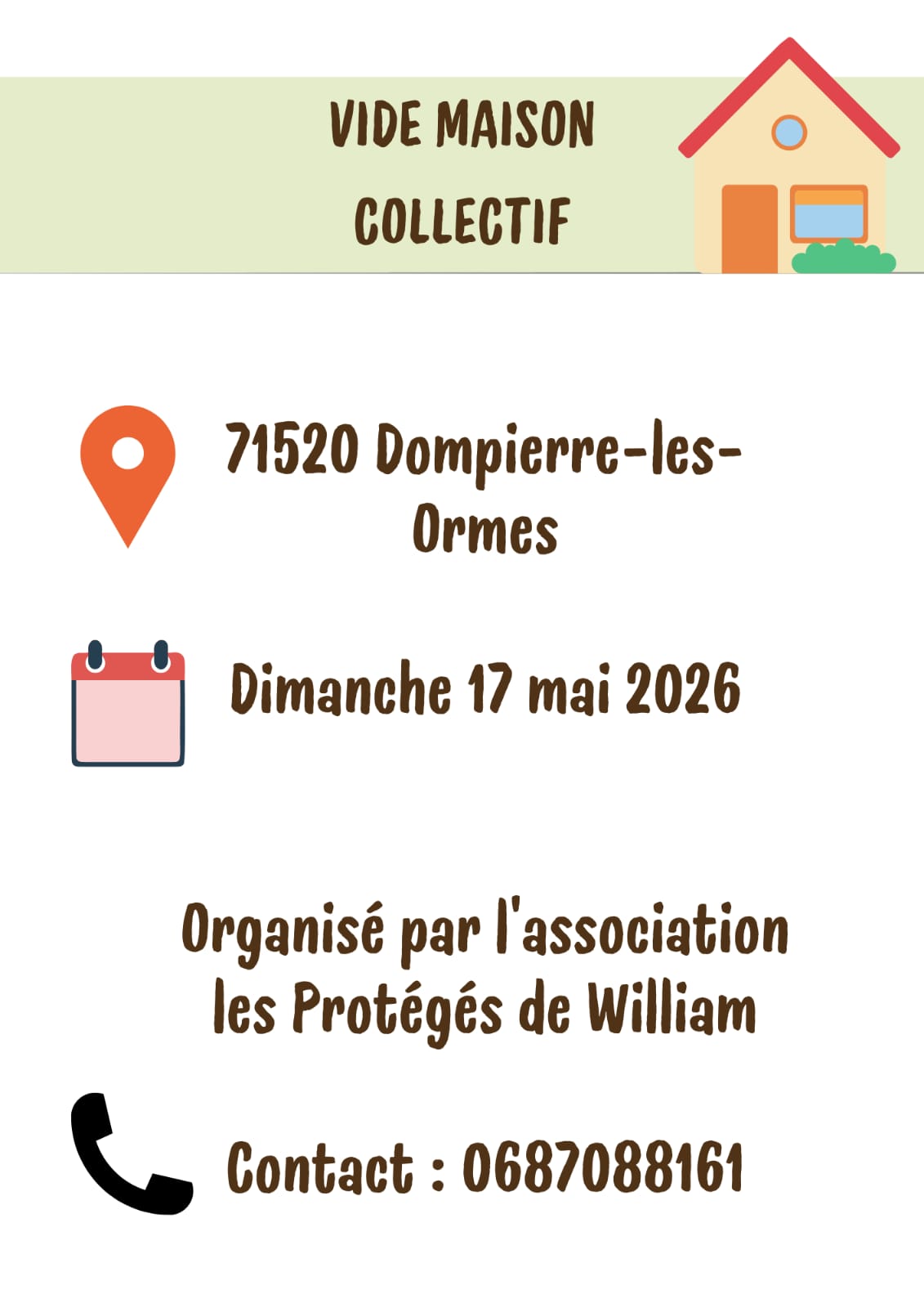 Vide maison collectif