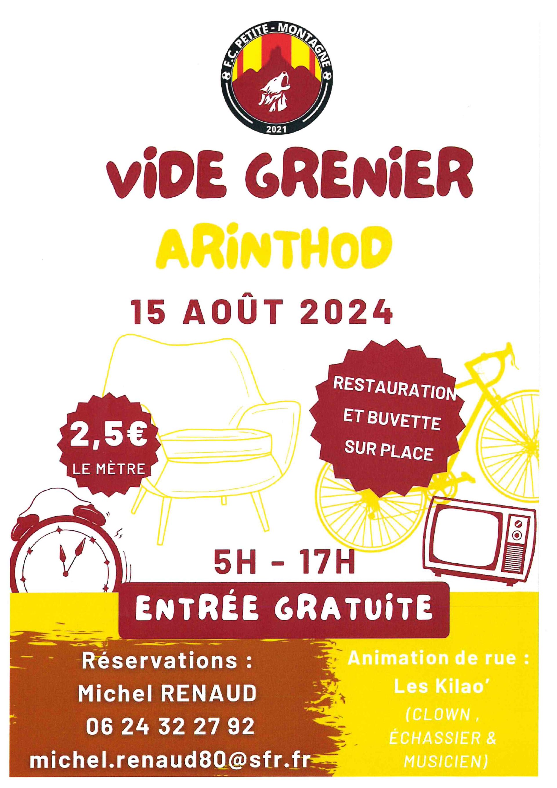 Vide grenier arinthod