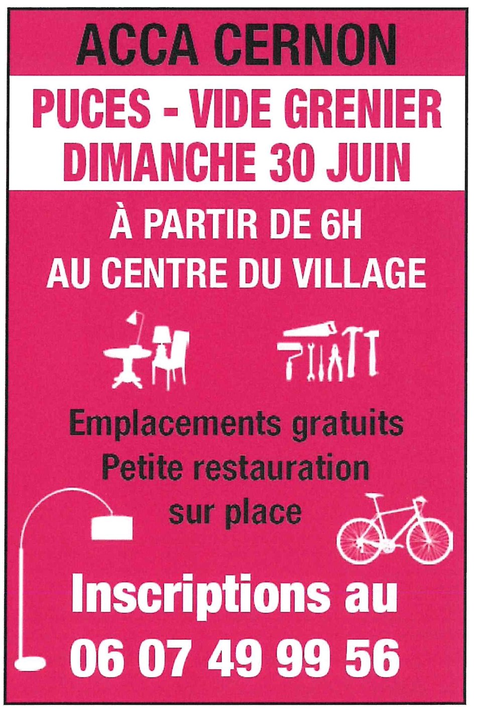 vide grenier cernon