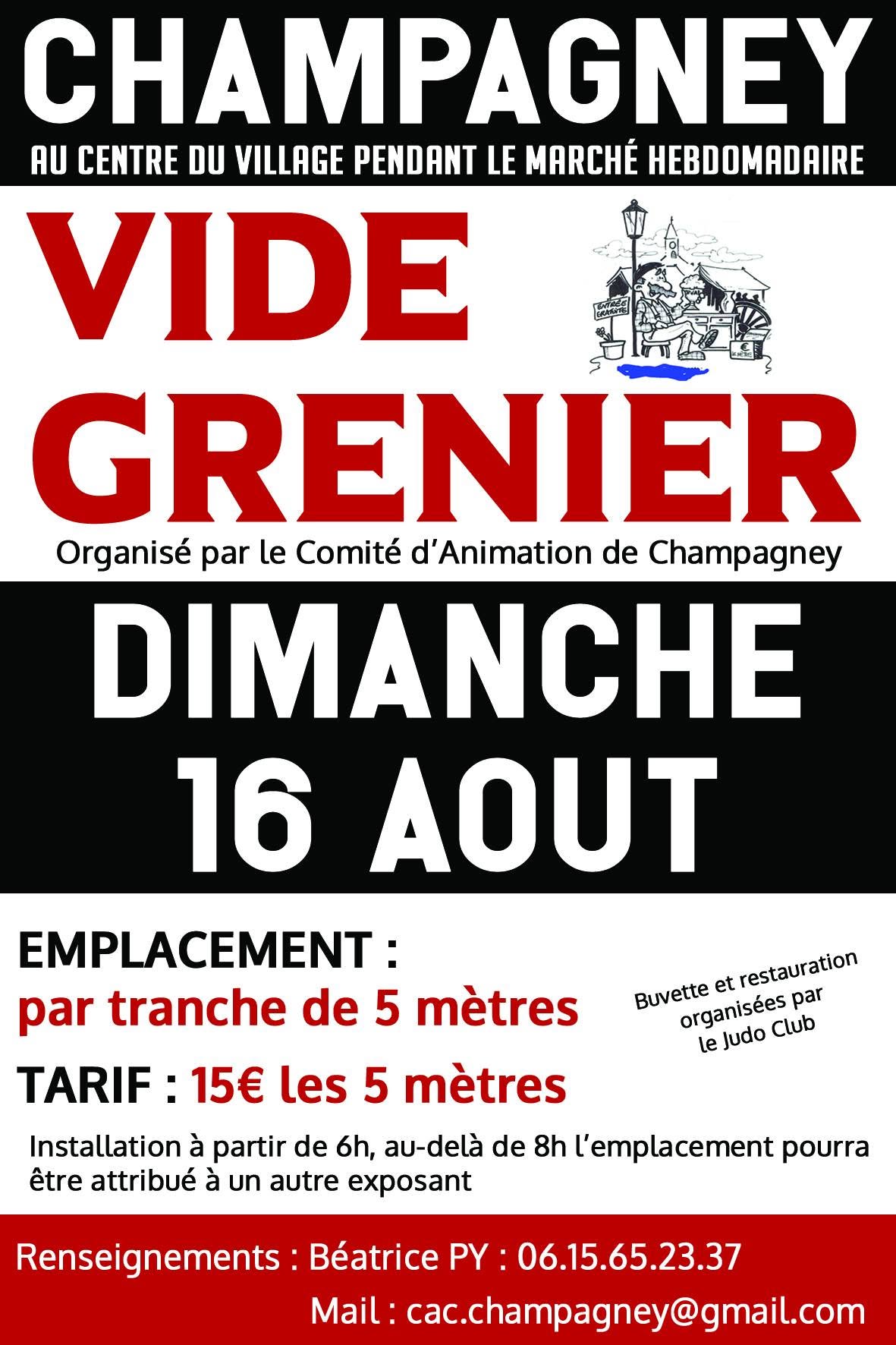 Vide grenier - Champagney