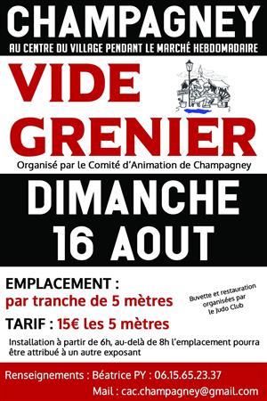 Vide grenier - Champagney
