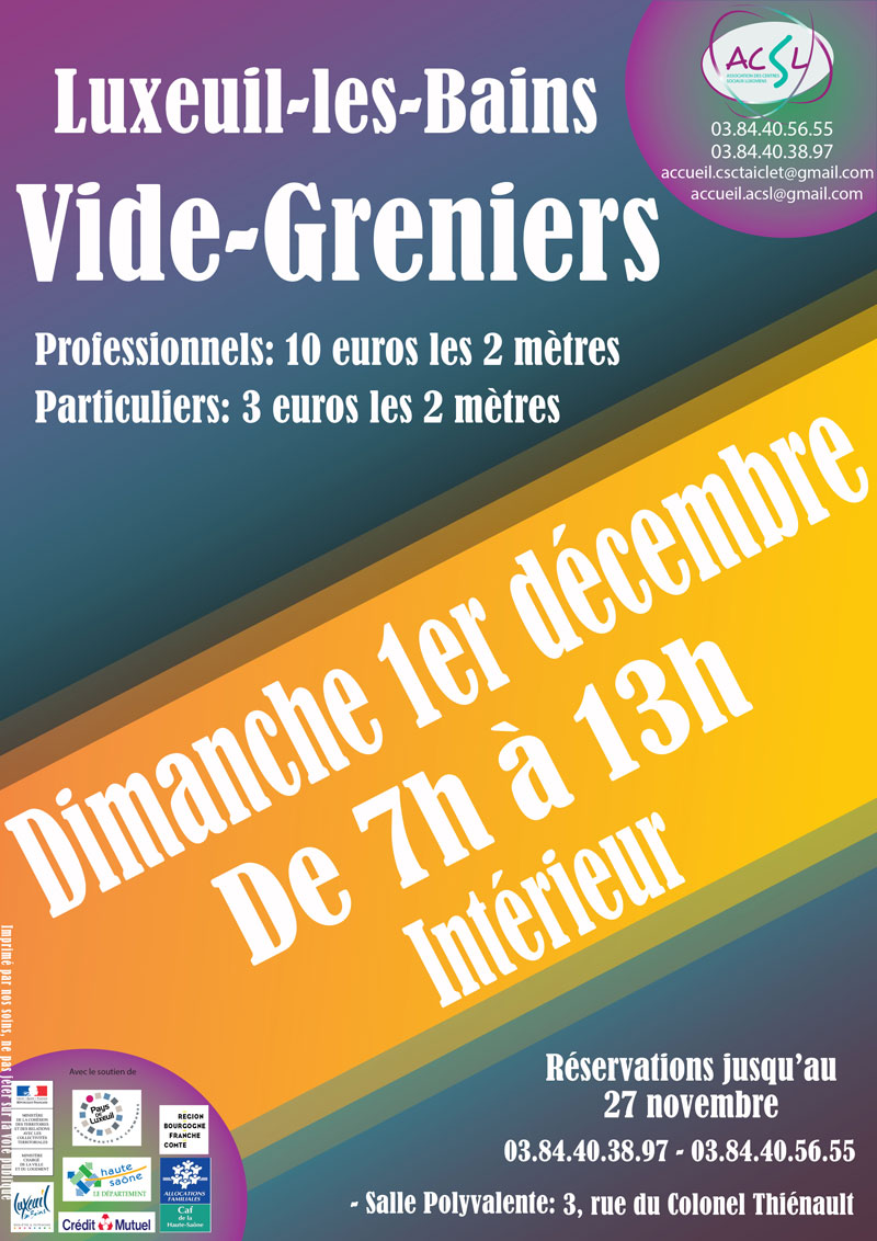 Vide-greniers de l'ACSL
