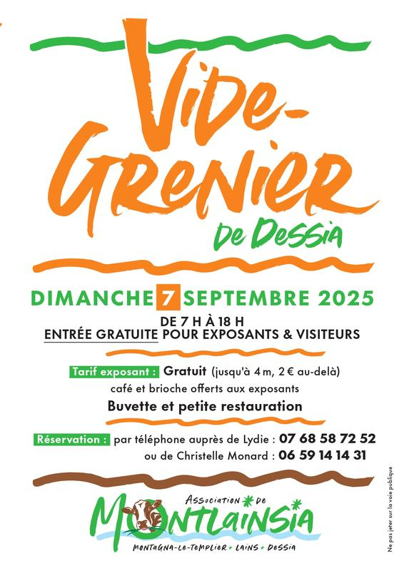 vide grenier montlainsia