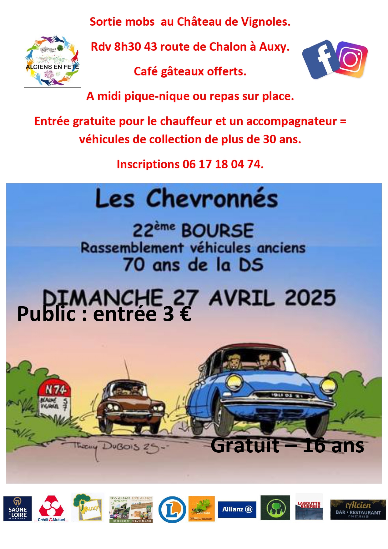 Sortie mobylette à vignolles 